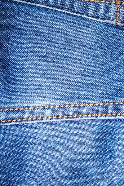 Textura Azul Denim Jeans Velhos Fundo — Fotografia de Stock