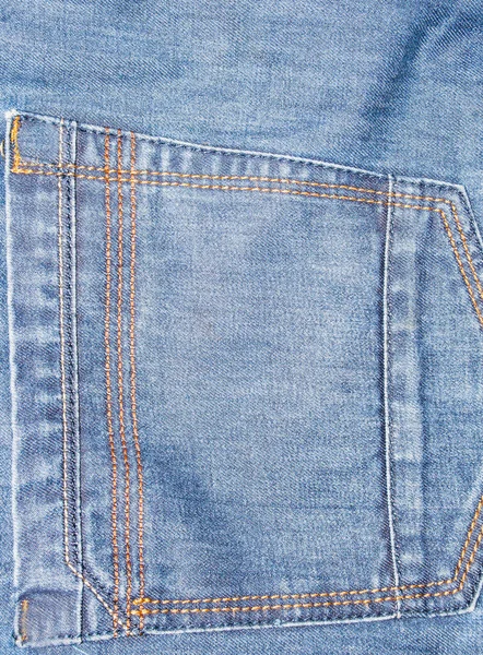Textura Azul Denim Jeans Velhos Fundo — Fotografia de Stock