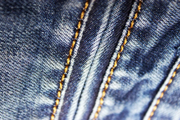 Azul Jeans Fundo Textura — Fotografia de Stock