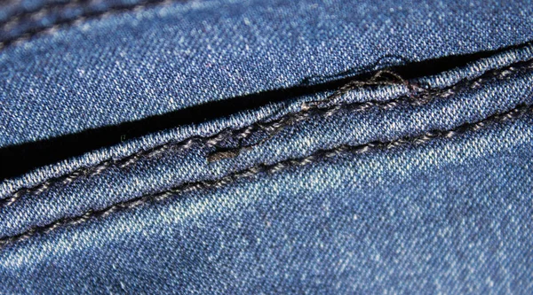 Jeans Bleu Texture Fond — Photo