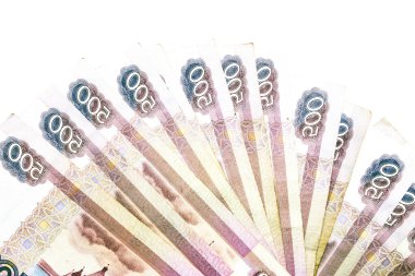 500 Rus rublesi, birkaç banknot..