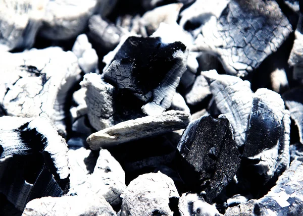 Close Carvão Queimado — Fotografia de Stock