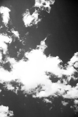 bulutlu gökyüzü, siyah ve beyaz arkaplan