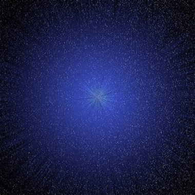 Soyut mercek, koyu arkaplan üzerine ışık saçar