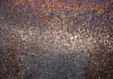 Paslı metal / Paslı ve hırpalanmış metal zemin