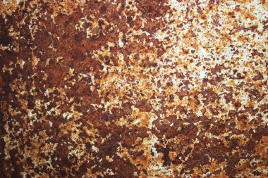 Paslı metal / Paslı ve hırpalanmış metal zemin