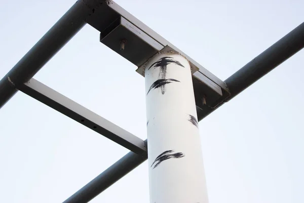 Metal Roof Blue Sky — Stock Photo, Image