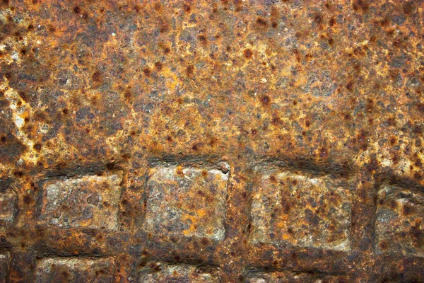 Rusty Metal Rusty Otlučené Kovové Pozadí — Stock fotografie