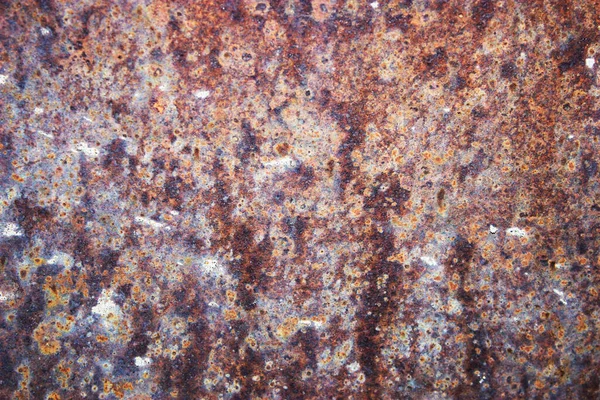 Metal Enferrujado Rusty Fundo Metal Batido — Fotografia de Stock