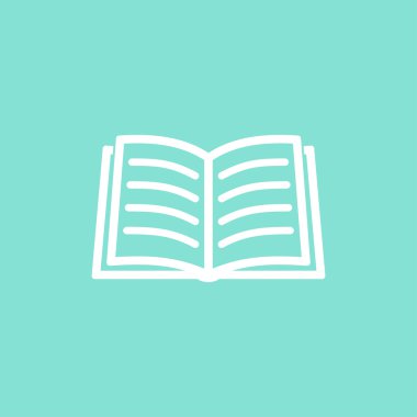 Kitap - vektör simgesi. 