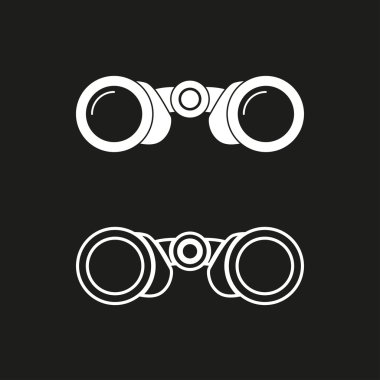 Dürbün - vektör simgesi.