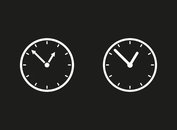 Reloj - icono de vector . — Archivo Imágenes Vectoriales