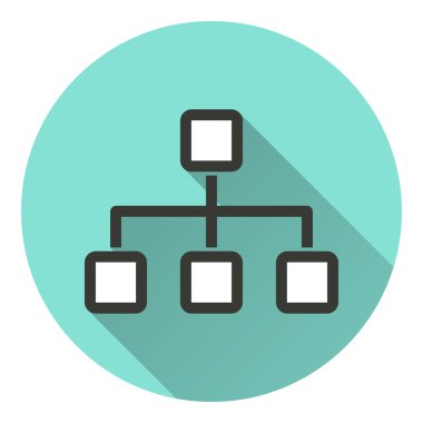 Network Kontrolü-vektör simgesi.