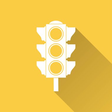 Trafik ışığı - vektör simgesi.