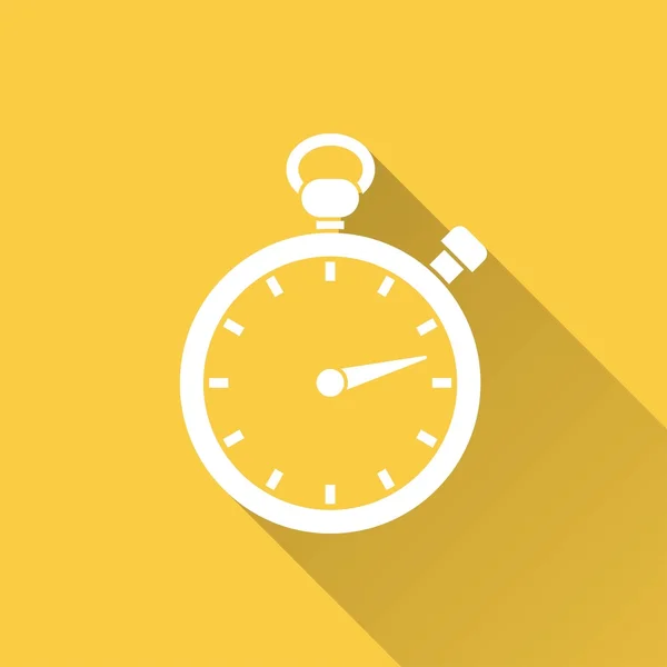 The 5 minutes, stopwatch vector icon. Stopwatch icon in flat style