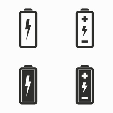 Pil vektör simgeler.