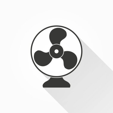 Fan - vektör simgesi.