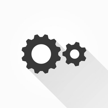 Ayarlar - vektör simgesi.