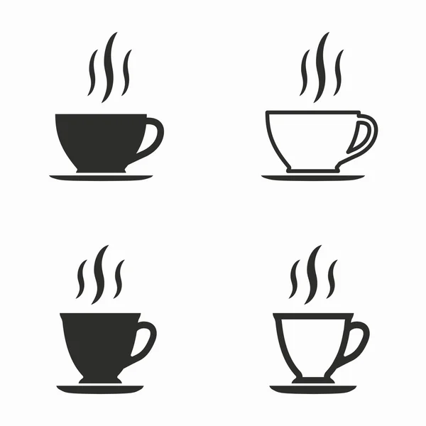 Iconos vector de café . — Vector de stock