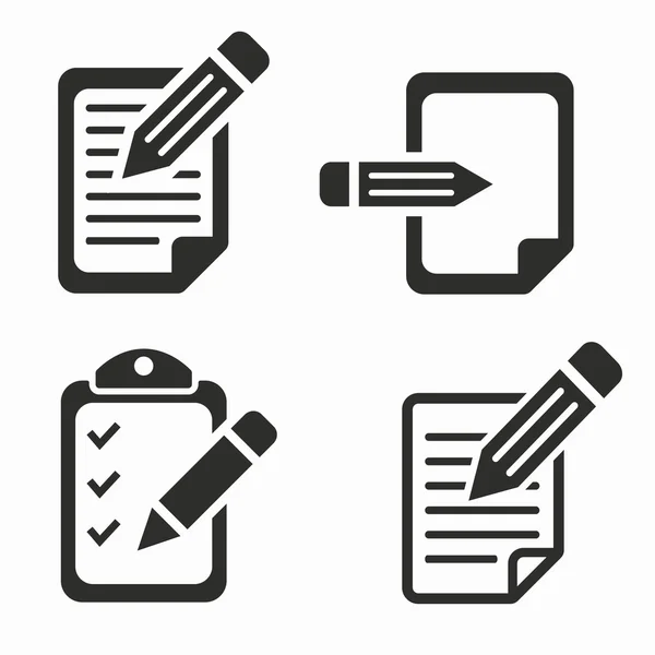 Registratie vector iconen. — Stockvector