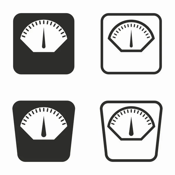 Icônes vectorielles échelle . — Image vectorielle