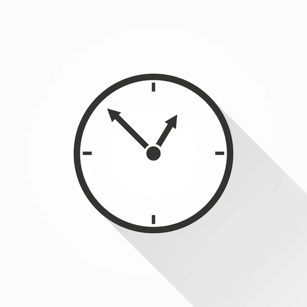 Reloj - icono de vector . — Archivo Imágenes Vectoriales