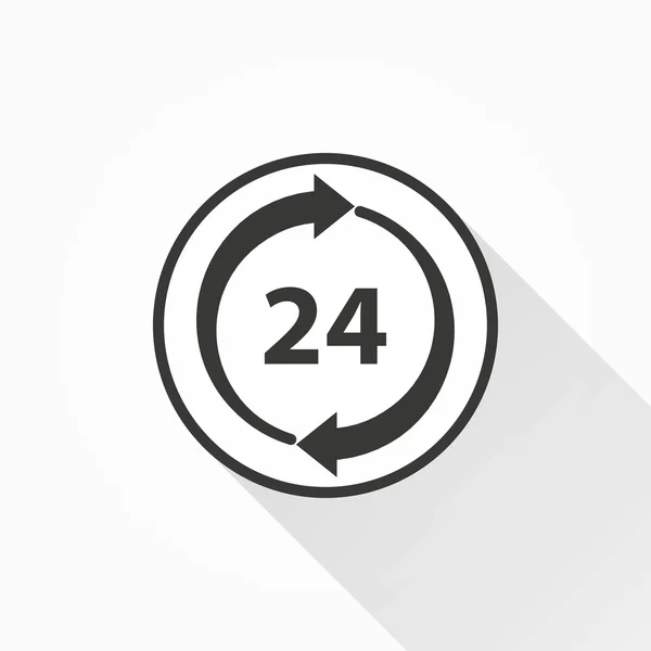 24 hodinový servis - vektorové ikony. — Stockový vektor