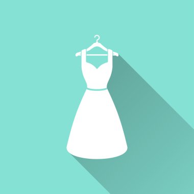Elbise - vektör simgesi.
