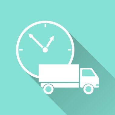 Hızlı teslimat - vektör simgesi.