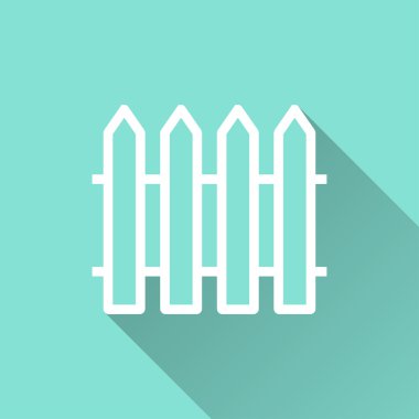 Çit - vektör simgesi.