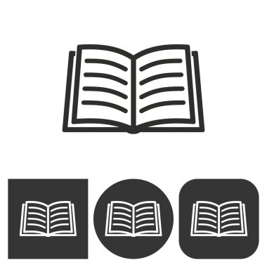 Kitap - vektör simgesi.