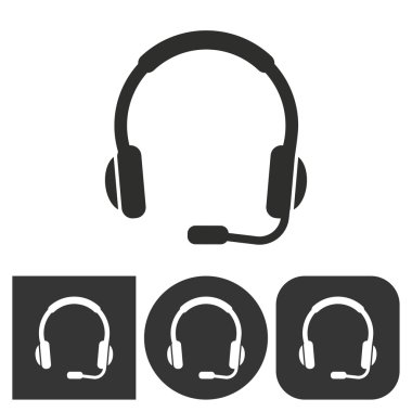 Kulaklık - vektör simgesi.