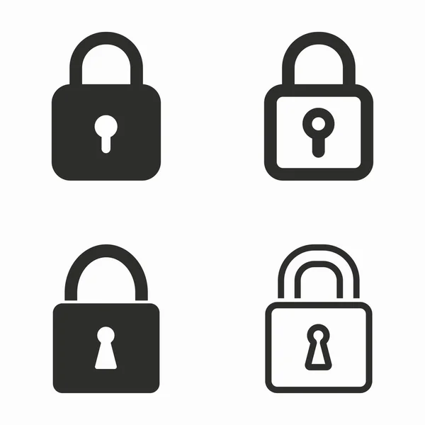 Lock vector iconen. — Stockvector