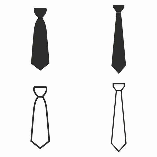 Necktie  vector icons. — Stock Vector