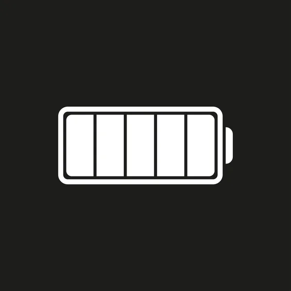 Batterie - Vektor-Symbol. — Stockvektor