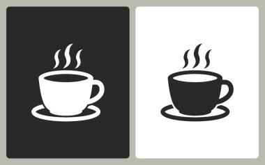 kahve - vektör simgesi.