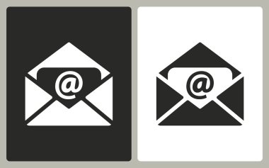 Posta - vektör simgesi.