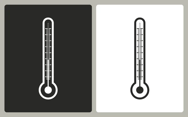 Thermomètre - icône vectorielle . — Image vectorielle