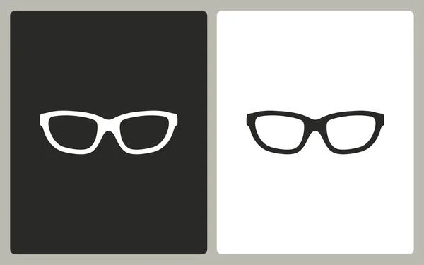 Lunettes - icône vectorielle . — Image vectorielle