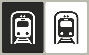 Metro - vektör simgesi.