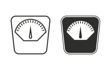 Ölçek - vektör simgesi.