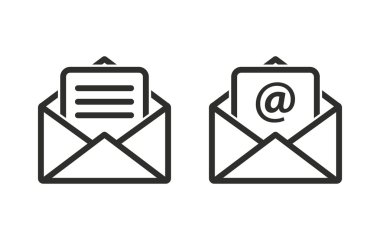 Posta - vektör simgesi.