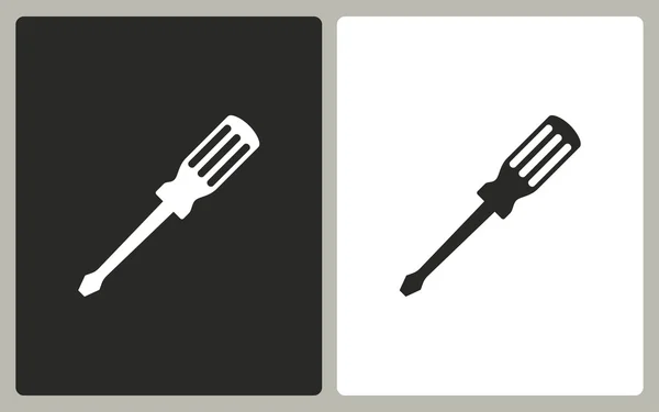 Screwdriver  - vector icon. — Stock Vector