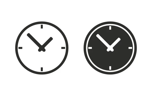 Часы - векторный значок . — стоковый вектор