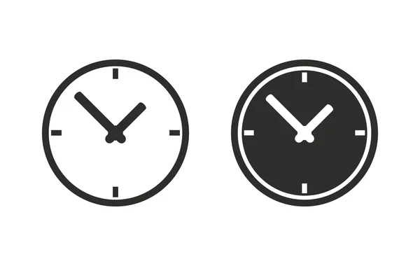 Horloge - icône vectorielle . — Image vectorielle