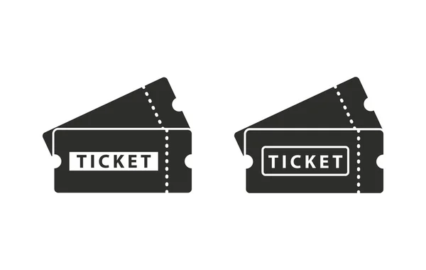 Ticket - vector pictogram. — Stockvector