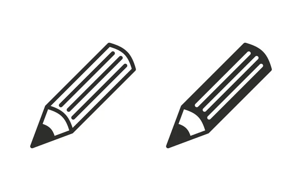 Pluma - Vector icono . — Vector de stock