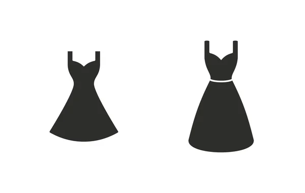 Vestido - icono de vector . — Vector de stock