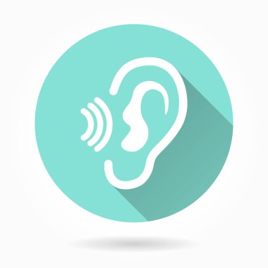 Kulak vektör simgeler.