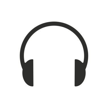 Kulaklık - vektör simgesi.
